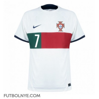 Camiseta Portugal Cristiano Ronaldo #7 Visitante Equipación Mundial 2022 manga corta